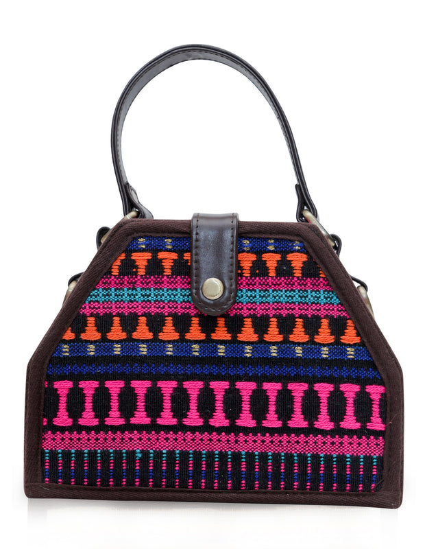 Tribal trapez sling bag