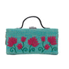 Image of Pichwai Hand Embroidered Clutch Bag (jute bag) 
