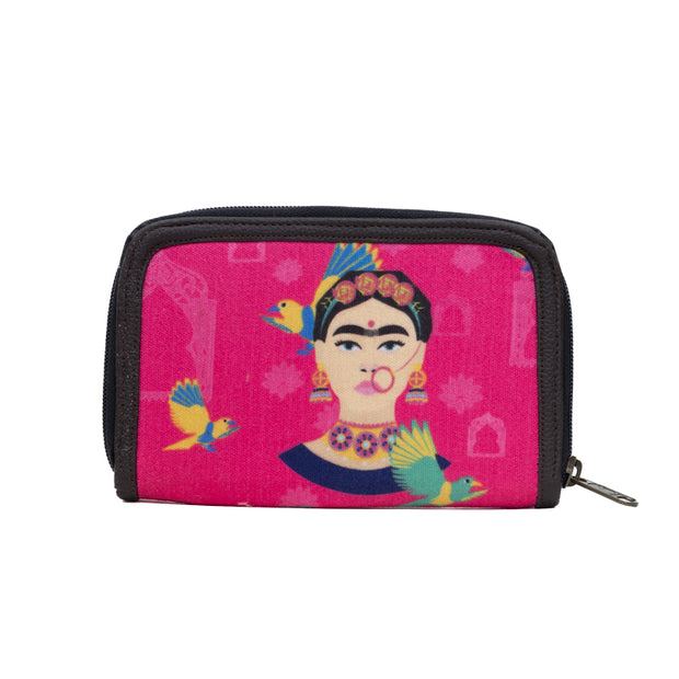 Indian Frida kahlo Wallet by gonecase