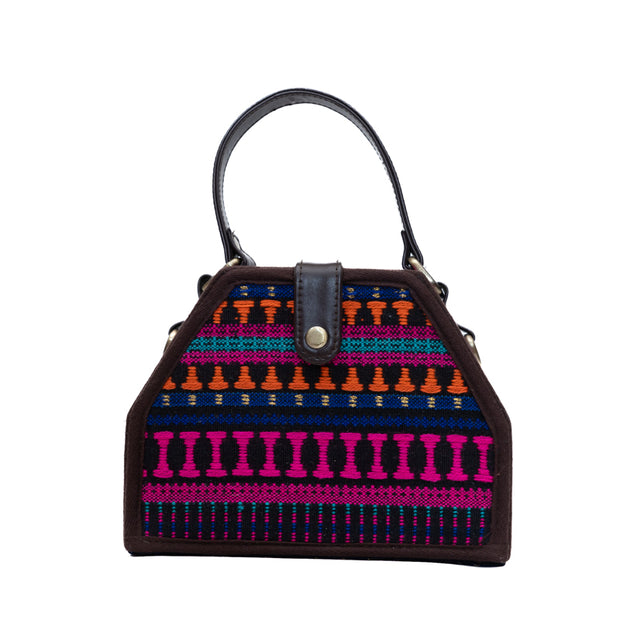 Tribal trapez sling bag