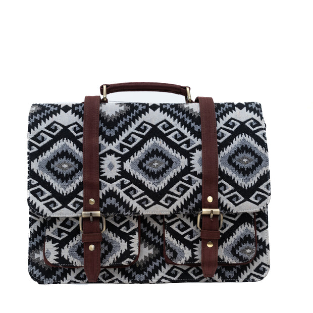 Checkerboard Printed Laptop bag