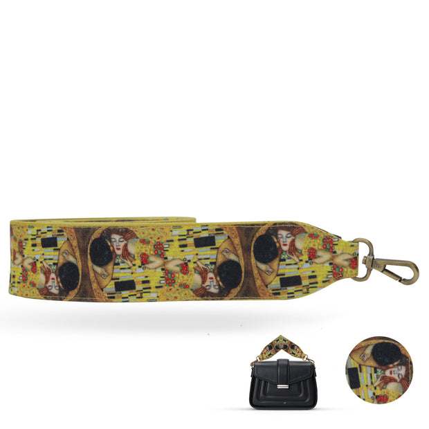 The Kiss Printed Bag Strap