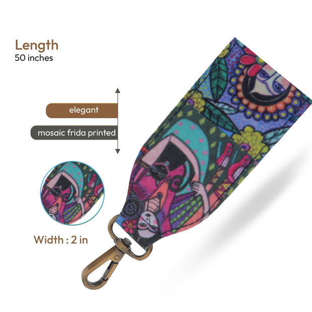 Mosaic Frida Kahlo Bag Strap