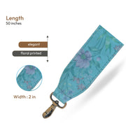 Blue Floral Bag straps