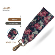 Pink Floral Bag Strap