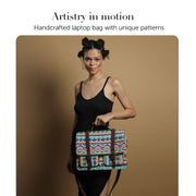 polychromatic Printed Laptop bag