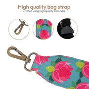 Lotus Printed Bag Strap