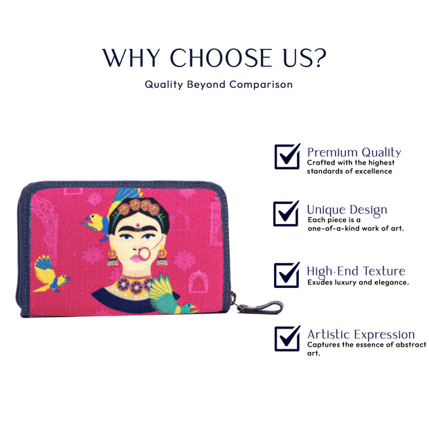 Indian Frida kahlo Wallet