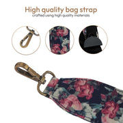 Pink Floral Bag Strap