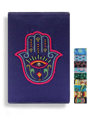 Hamsa hand embroidered diary