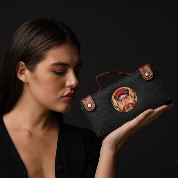 Frida Handcrafted crossbody Clutch Bag for women