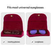 Floral hot pink sunglasses cover