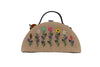 Image of Baagecha Half Round Embroidered Jute Bag made by gonecase