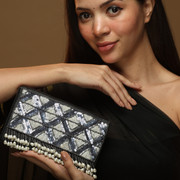 Cham Cham Hand Embroidered Wedding Waist Belt Bag