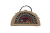 Image of purchase Madhubani Fish Half Round Embroidered Jute Bag from www.gonecase.in