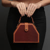Image of Cherry Handcrafted Trapezium Sling Bag for women