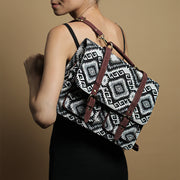 Checkerboard Printed Laptop bag