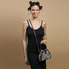 Image of order now : Monochrome trapezium sling bag from gonecase.in