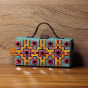 Chakori Hand Embroidered Clutch Jute Bag