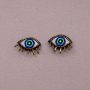 Evil Eye Stud Handcrafted Earring