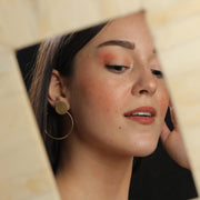 Double brass Earring by gonecase