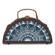 Order online Teal Mandala Half Round Bag- gonecase.in