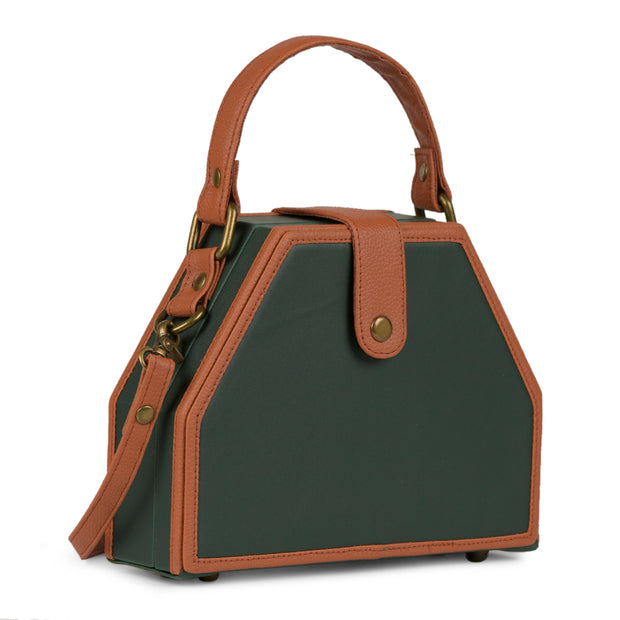 Order online Olive trapezium bag- gonecase.in