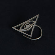 Illuminati Sterling Silver Nose Pin