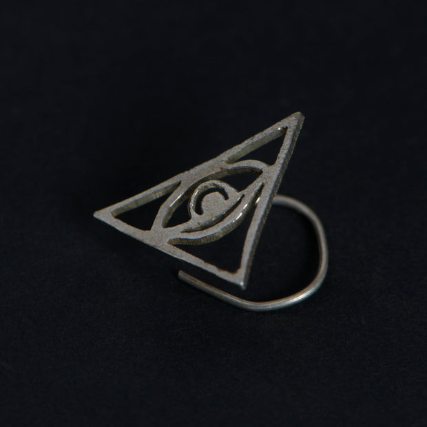 Illuminati Sterling Silver Nose Pin