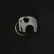 Order Online Elephant Hand Painted sterling silver Nose Pin- gonecase.in