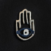 Order Online Hamsa Sterling Silver Nose Pin- gonecase.in