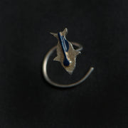 Order online Tiny Fish Sterling Silver Nose Pin-gonecase.in