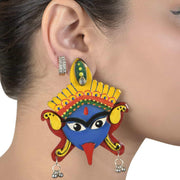 Maa Kaali Hand Painted Earring