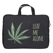 Leaf Me Alone Laptop Sleeve ,, gonecasestore - gonecasestore