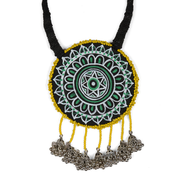 Order online Mandala Hand Painted Necklace- gonecase.in