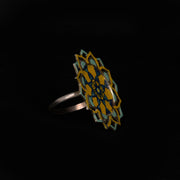 Order online Madhubani Hand Painted Sterling Silver Ring- gonecase.in