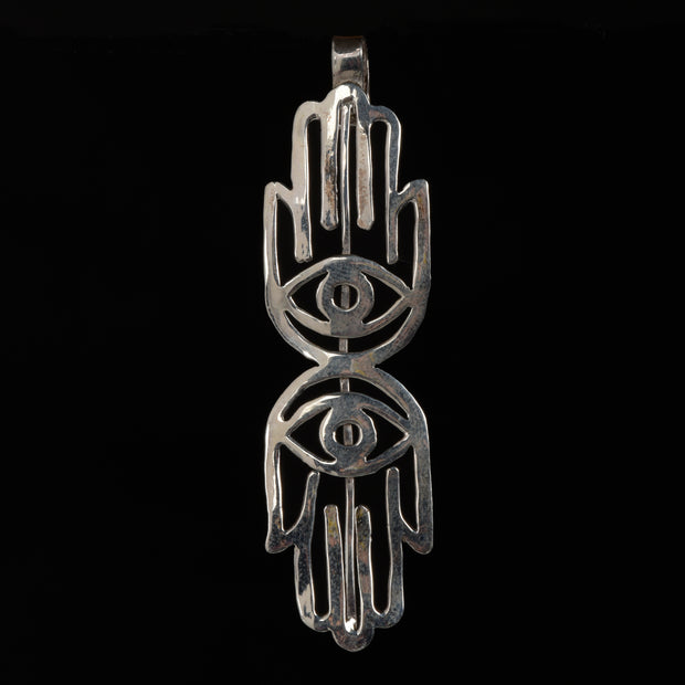 Order online Hamsa Double Silver Ear-cuff- gonecase.in