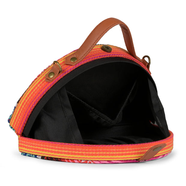 Order online Pink dhaka half round sling bag- gonecase.in