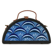 Order online Blue Ocean Hand painted Half Round Bag- gonecase.in