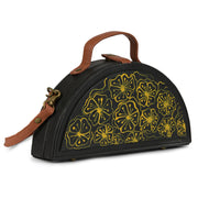 Order online Floral Hand Painted Half Round Bag- gonecase.in