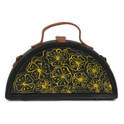 Order online Floral Hand Painted Half Round Bag- gonecase.in