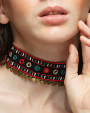 Sikka Hand Embroidered Choker by gonecase