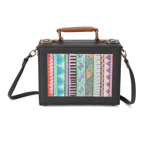 Kaleidoscope Handpainted Sling Bag ,sling bag, gonecasestore - gonecasestore