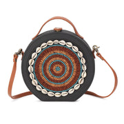 Embroidered Sepia  Bead Sling Bag ,sling bag, gonecasestore - gonecasestore