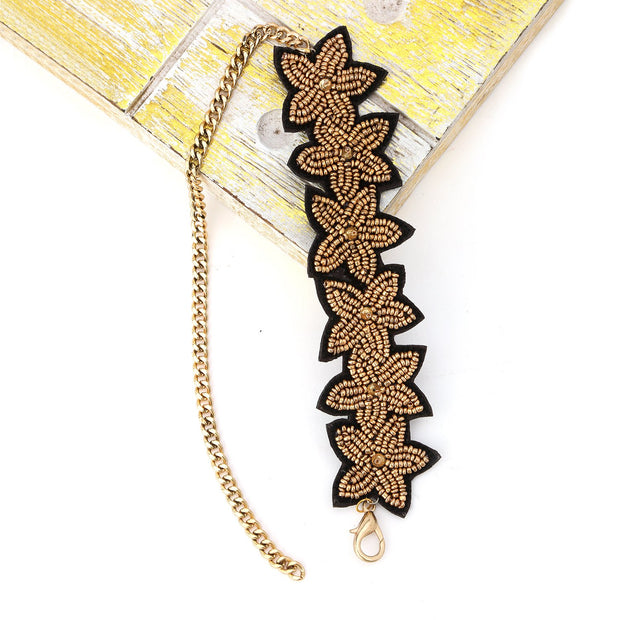 Golden Leaf Choker ,, gonecasestore - gonecasestore