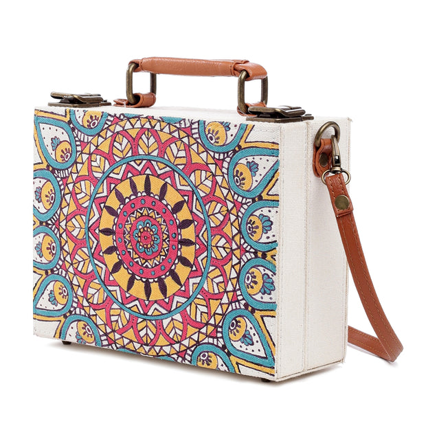 Mandala Handpainted Sling Bag ,sling bag, Gonecase - gonecasestore