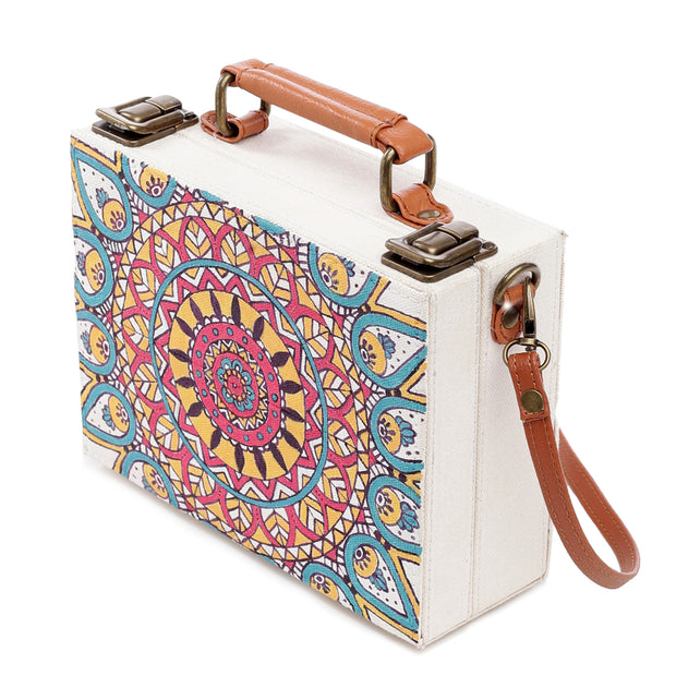 Mandala Handpainted Sling Bag ,sling bag, Gonecase - gonecasestore