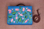 Lotus All Side Handpainted Sling Bag ,sling bag, gonecasestore - gonecasestore