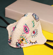 Quirky hand embroidered Mask ,, gonecasestore - gonecasestore