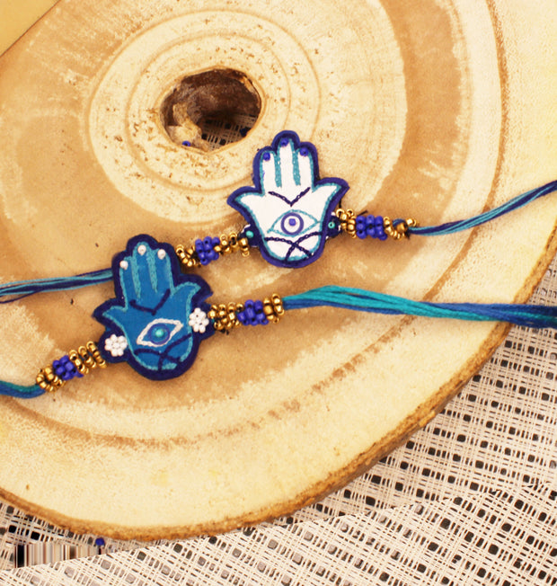 Evil Eye Rakhi (set of 2 ) ,Rakhi, gonecasestore - gonecasestore